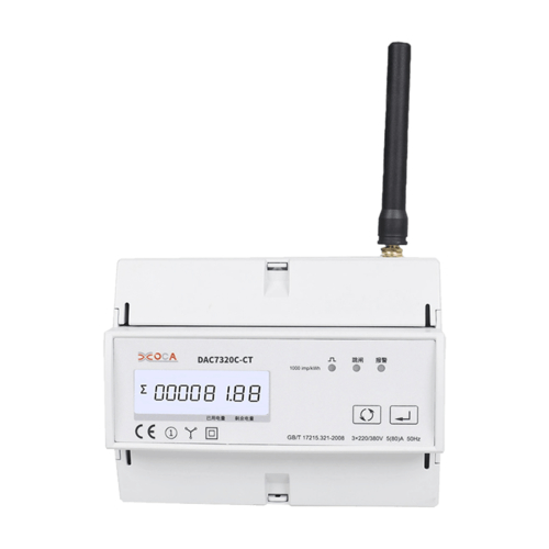 Dac7320c-CT DIN 导轨多功能 WiFi 带变压器智能 Modbus 电能表